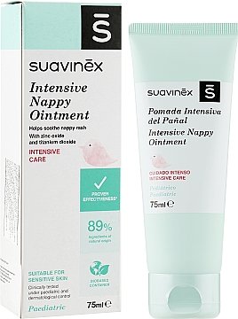 Крем під підгузник для чутливої шкіри - Suavinex Intensive Nappy Ointment Cream S10 фото