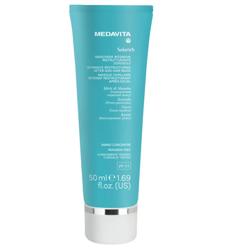 Medavita Solarich intensive restructuring after sun hair mask 50 ml 02428 фото