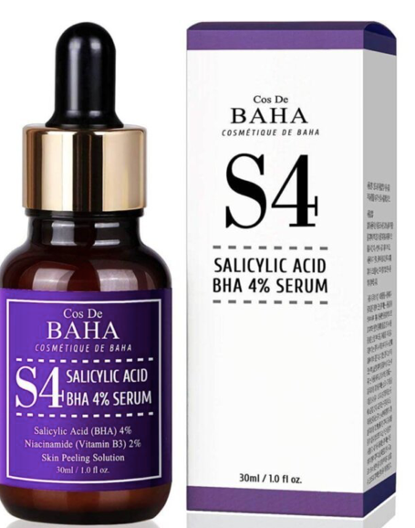 Кислотная сыворотка для проблемной кожи Cos De BAHA BHA Salicylic Acid 4% Exfoliant Serum cos4 фото