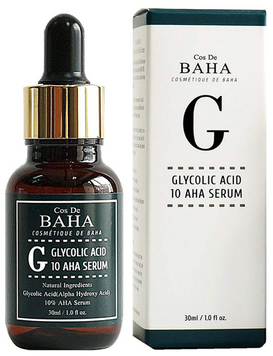 Сироватка-пілінг із гліколевою кислотою Cos De BAHA Glycolic Acid 10 AHA Serum cos5 фото