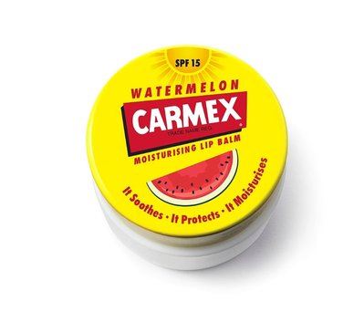 Carmex Wateremelon Lip Balm in a jar