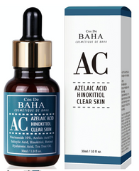Сыворотка с азелаиновой кислотой и хинокитиолом Cos De BAHA Azelaic Acid Hinokitiol Clear Skin