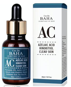 Сироватка з азелаїновою кислотою та хінокітіолом Cos De BAHA Azelaic Acid Hinokitiol Clear Skin cos6 фото