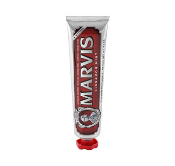 Marvis Cinnamon Mint Toothpaste - Fogkr&eacute;m ment&aacute;val &eacute;s vil&aacute;gos fah&eacute;j arom&aacute;val kombin&aacute;lva 2022 фото