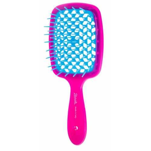 Janeke superbrush hair brush (pink + blue)