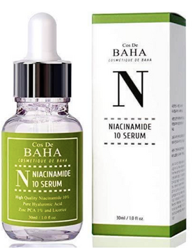 Протизапальна сироватка для жирної шкіри Cos De BAHA Niacinamide 10 Serum cos8 фото