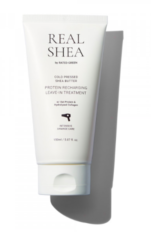 Regenerating thermal protective cream for hair Rated Green Real Shea Protein Recharging Leave-in Treatment 150 ml