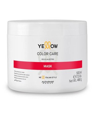 YELLOW COLOR CARE MASK FOR COLORED HAIR