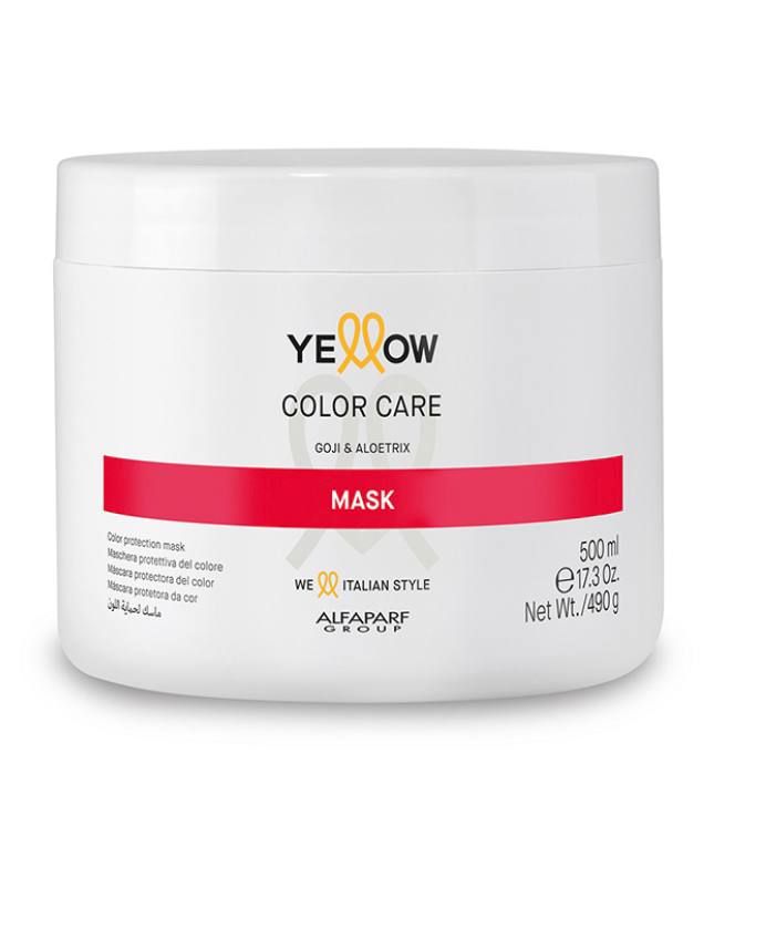 YELLOW COLOR CARE MASK FOR COLORED HAIR