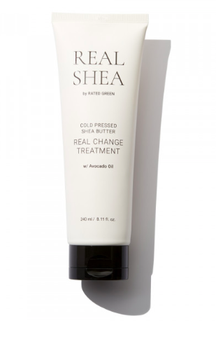 Tápláló hajmaszk shea vajjal minősített Green Real Shea Real Change Treatment 240 ml rat17 фото