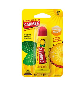 Carmex Pineapple Mint Tube Бальзам для губ в тюбику "Ананас-М'ята" 978794 фото