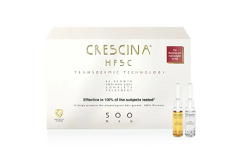 Средство для роста и выпадения волос для мужчин HFSC Transdermic Complete Treatment 500 Crescina, 10+10 ампул UA00817 фото