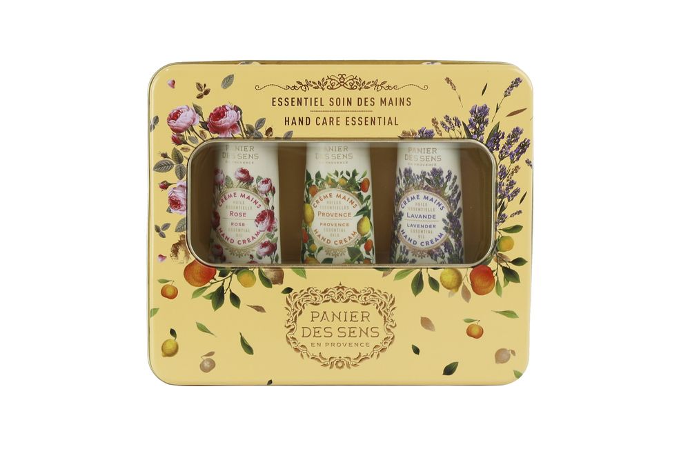 ESSENTIELS -TIN BOX- 3 hand creams 30ml - Lavender - Provence - Rose ESS21008 фото