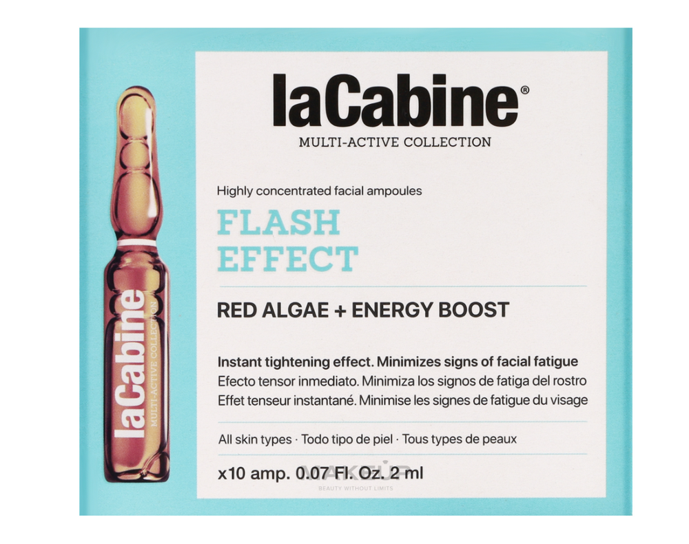 La Cabine Flash Effect Ampoules - Facial ampoules with instant lifting effect