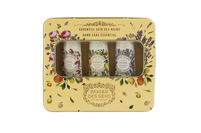 ESSENTIELS -TIN BOX- 3 hand creams 30ml - Lavender - Provence - Rose ESS21008 фото