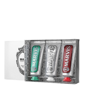 Marvis 3 Flavours Box - Classic, Whitening, Cinnamon Toothpaste 25ml x 3 35232 фото