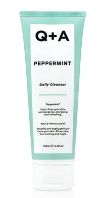 Очищаючий гель для обличчя з м'ятою Q+A Peppermint Daily Cleanser 125ml 0742271477234 фото