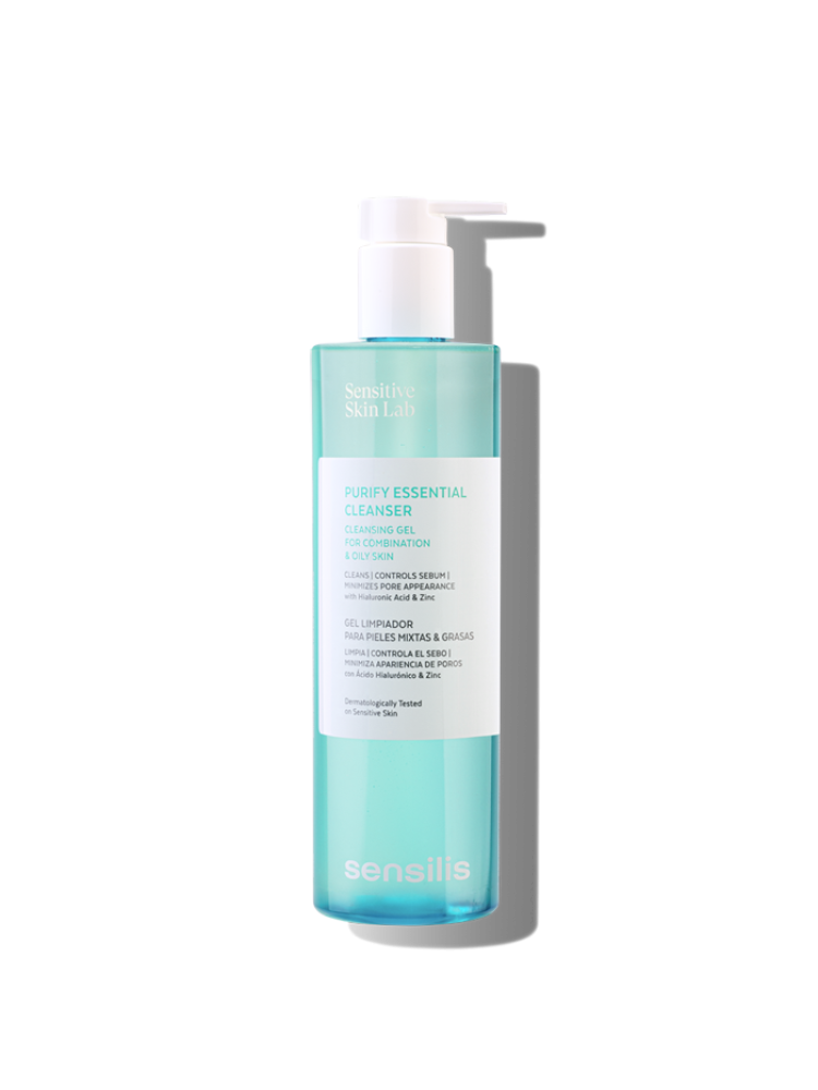 Purify Essential Cleanser - cleansing gel with zinc and flax extract