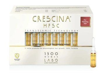 Hajn&ouml;vesztő term&eacute;k nőknek HFSC Transdermic 1300 Crescina, 20 ampulla UA00815 фото