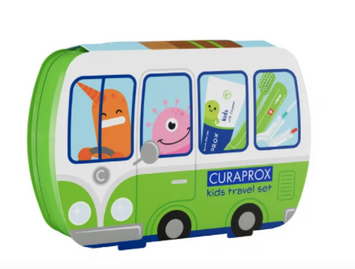 Kids travel set for ages 6 to 12, green 349043 фото