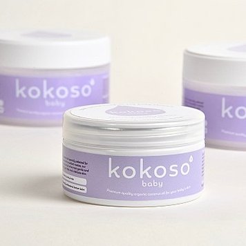 Дитяча кокосова олія - Kokoso Baby Skincare Coconut Oil 168 g Kok3 фото