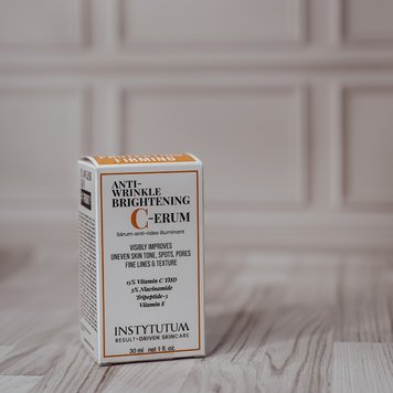 Instytutum Anti-wrinkle brightening C-erum суперконцентрована сироватка з вітаміном С 7640162870252 фото