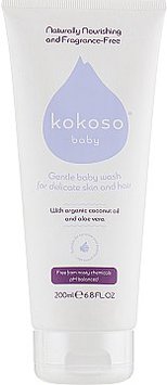 Дитячий засіб для купання без запаху- Cokoso Baby Skincare Fragrance-Free Baby Wash Kok6 фото