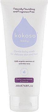 Дитячий засіб для купання  без запаху- Cokoso Baby Skincare Fragrance-Free Baby Wash Kok6 фото