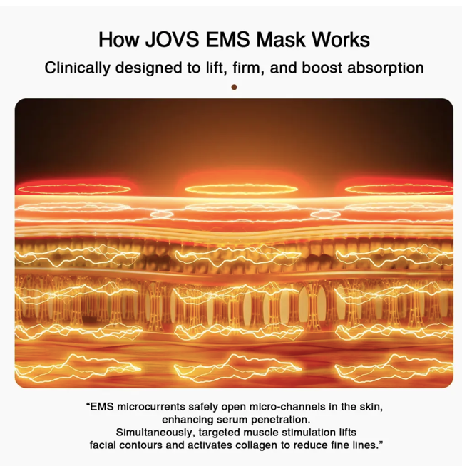 JOVS EMS‑Lifting Mask  Маска з мікрострумами для ліфтингу, зволоження та покращення проникнення сироваток