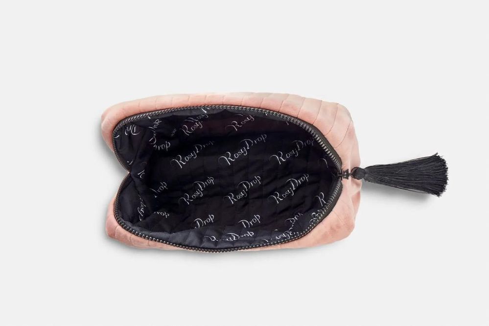 Rosy Drop cosmetic bag