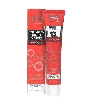 Face Facts Collagen & Q10 Night Cream - Нічний крем для шкіри обличчя з колагеном та коензимом Q10 22438 фото