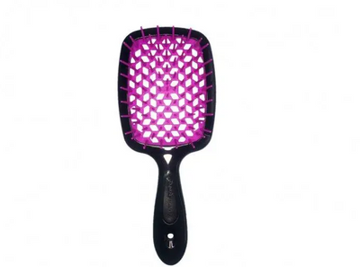 Janeke superbrush MINI щітка для волосся (чорний + фіолетовий) 5489877 фото
