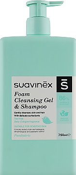 Гель-шампунь для дітей - Suavinex Espumoso Gel Shampoo 500 ml S13 фото
