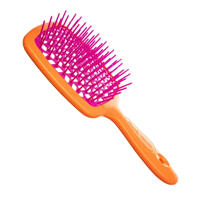 Janeke superbrush hair brush (orange + purple)
