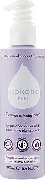 Дитячий зволожуючий лосьйон із ніжним ароматом - Kokoso Baby Skincare Natural Coconut Fragrance Kok11 фото