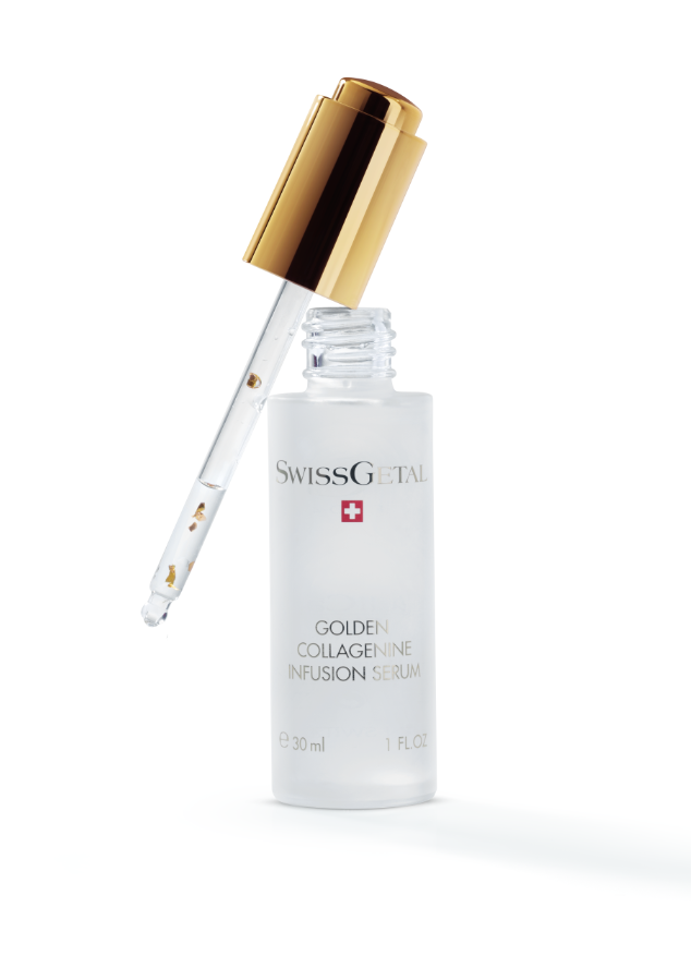 Collagenine Infusion Serum Багатофункціональна золота сироватка для шкіри обличчя Silky золото serum, 40 мл GO-410 фото