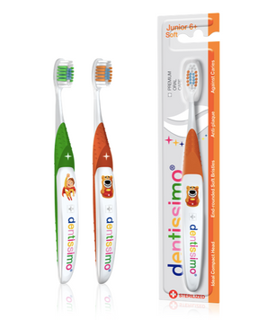 dentissimo toothbrush junior 6+ soft (orange) denta3-250 фото