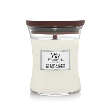 Ароматична свічка з ніжним ароматом Woodwick White Tea & Jasmine 2320934 фото