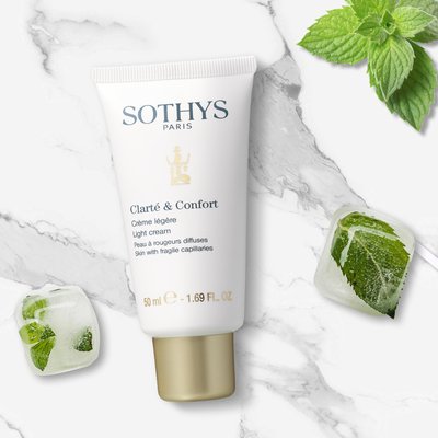 Sothys Clarte & Confort light cream - Крем для шкіри з куперозом 63443 фото