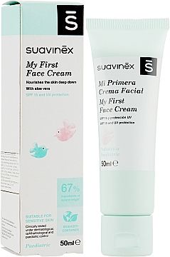 Дитячий крем для обличчя - Suavinex My First Face Cream S4 фото