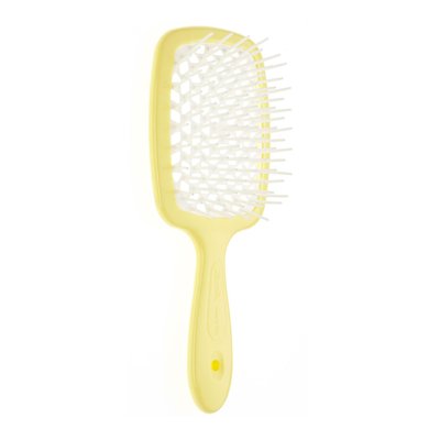 Janeke superbrush щітка для волосся (жовтий + білий) 329770 фото