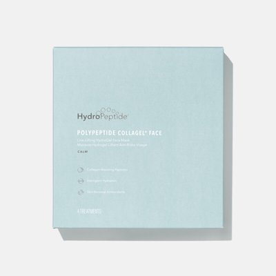 Polypeptide Collagel Mask for Face 4 Pack - Hydrogel anti-wrinkle mask for the face