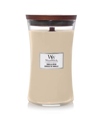 Ароматична свічка з ароматом чистої ванілі Woodwick Large Vanilla Bean 78348 фото