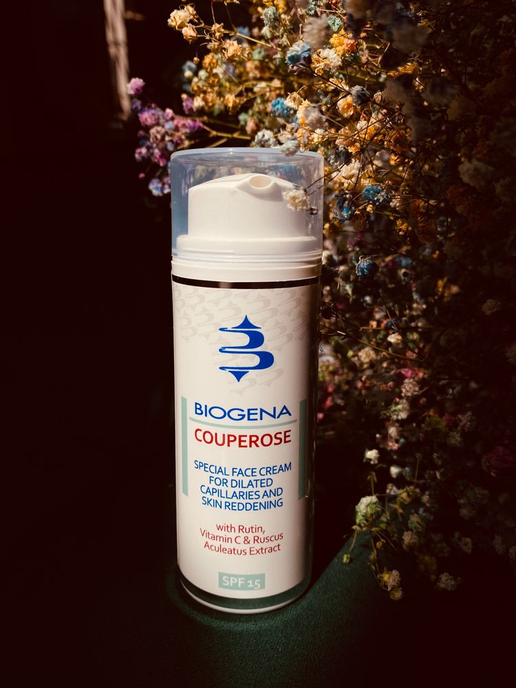 Biogena Couperose SPF15 Дневной крем для кожи с покраснениями и расширенными капиллярами 50 мл  Biog2 фото