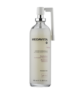 Azonnali nyugtat&oacute; fejbőr&aacute;pol&oacute; lotion / Medavita Velour Lozione Dermorelax 01130 фото