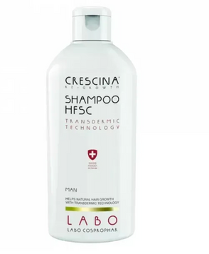 Sampon a hajn&ouml;veked&eacute;s serkent&eacute;s&eacute;re f&eacute;rfiakn&aacute;l Transdermic HFSC Shampoo Man Crescina, 200 ml UA00838 фото